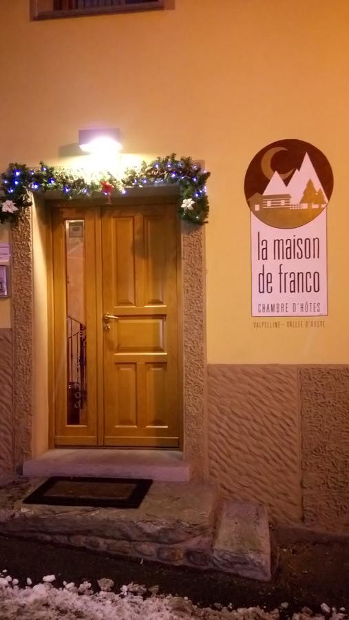 La Maison De Franco Valpelline Eksteriør billede