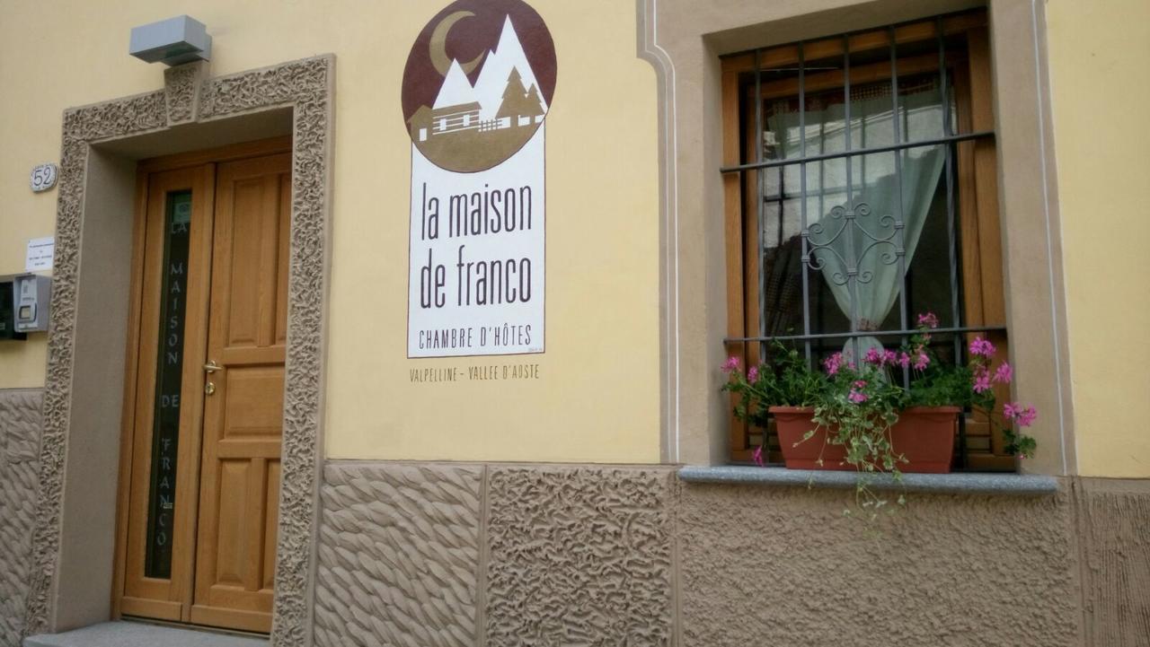 La Maison De Franco Valpelline Eksteriør billede